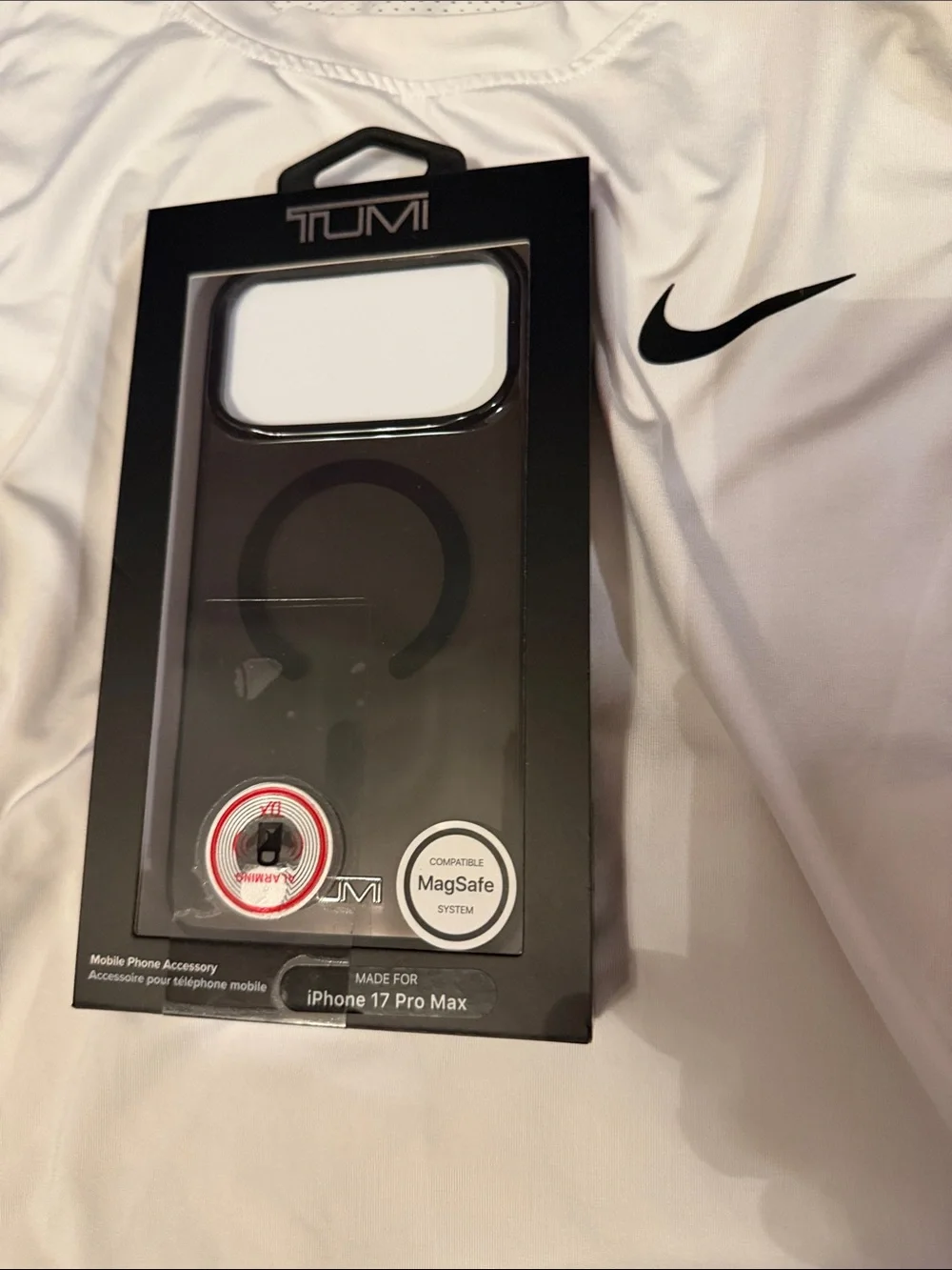 NEW Tumi MagSafe iPhone 17 Pro Max Case GEL HARD SHELL SIGNATURE LOGO